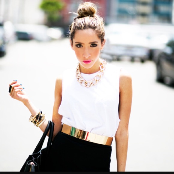 Accessories - GOLD PLATE BELT
