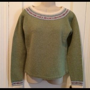 Garnet Hill Fair Isle sweater