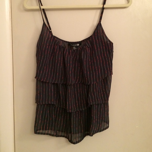 forever 21 chiffon tank size M - Picture 1 of 2