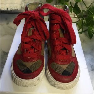 Burberry HiTop Toddler sneakers Open to offers
