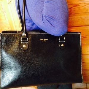 Extra LARGE Kate Spade Boar Skin Leather Tote Bag