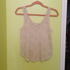 Lace tank top