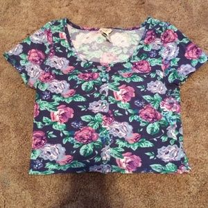 Floral crop top