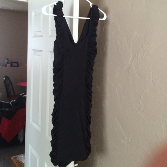 Black cocktail dress