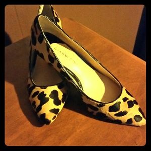 Leopard kitten heel