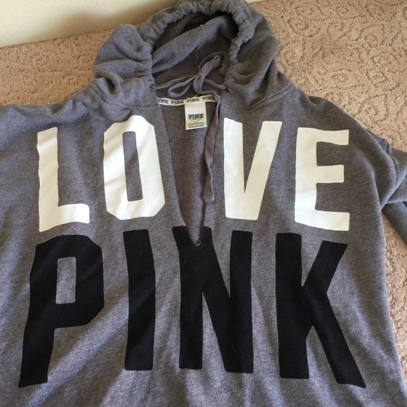 PINK Victoria's Secret Sweaters - VS Love Pink Hoodie