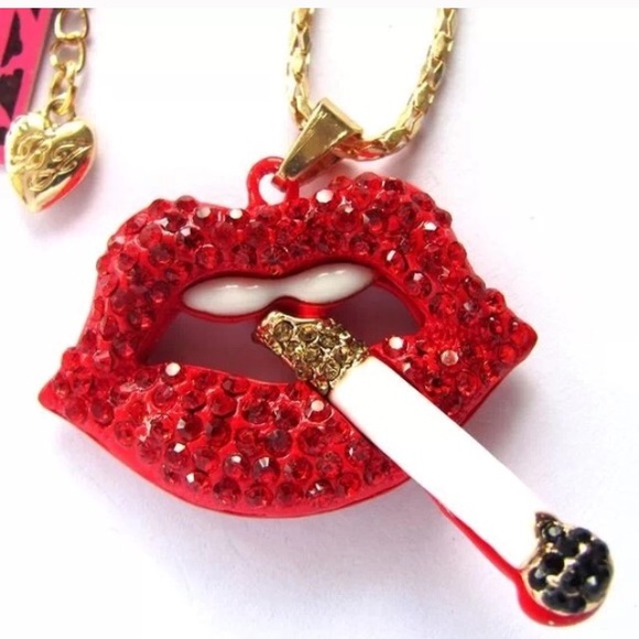 Betsey Johnson Jewelry - Betsey Johnson smoking lips ✨2 available✨
