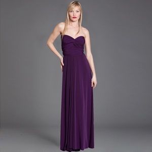 Von Vonni Eggplant Purple Transformer Dress