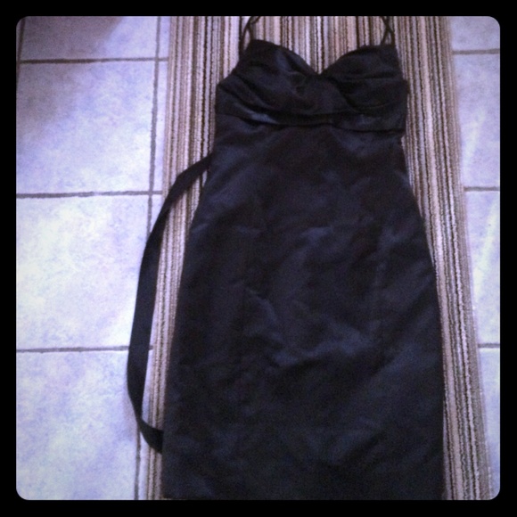 Beautiful black knee length padding included