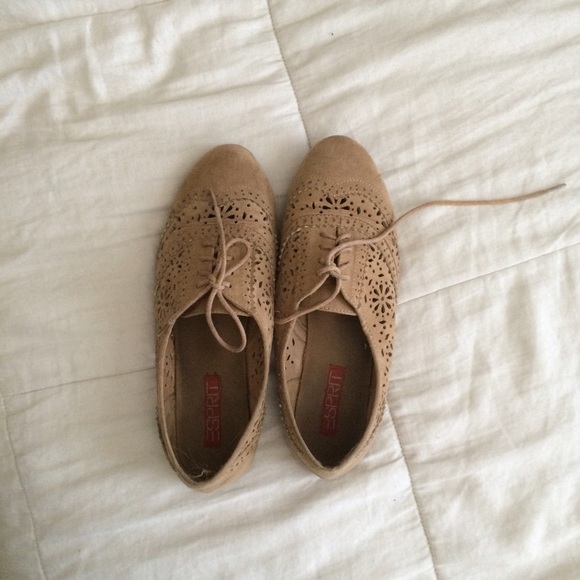 Lace comfy Oxford shoes