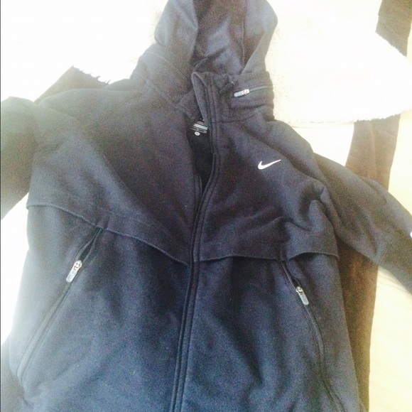 Nike dri fit zip up track jacket