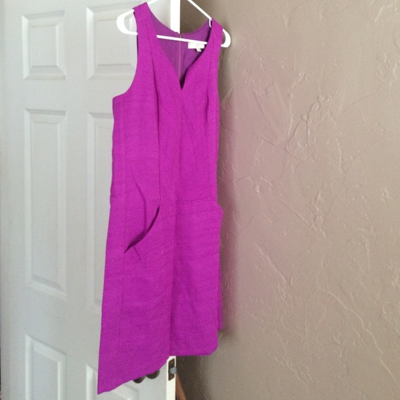 Fuschia pocket dress size 10 from the Ann Taylor