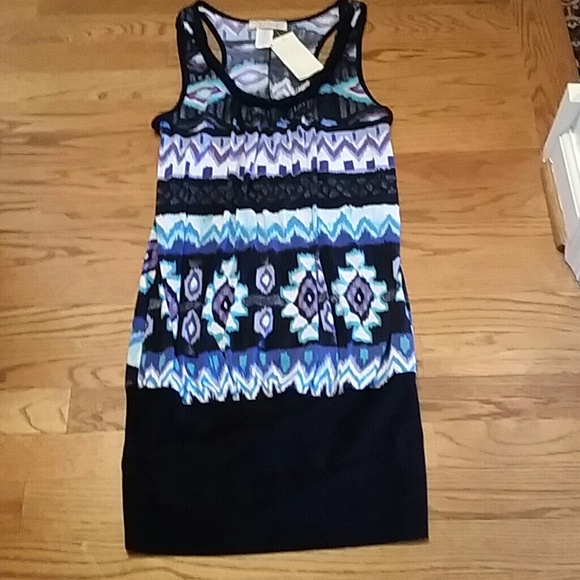 Fabulous Spring Aztec Print Dress NWT - Picture 3 of 3