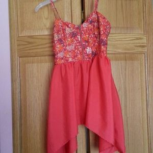 Floral Pink Tank Top