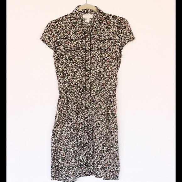Urban Outfitters floral shirt dress