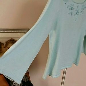 Powder Blue petite sized sweater