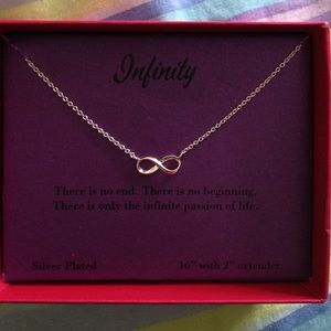 Silver Infinity Necklace❤️