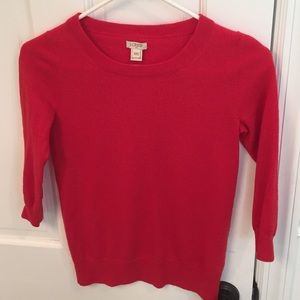 J. Crew merino crew neck sweater