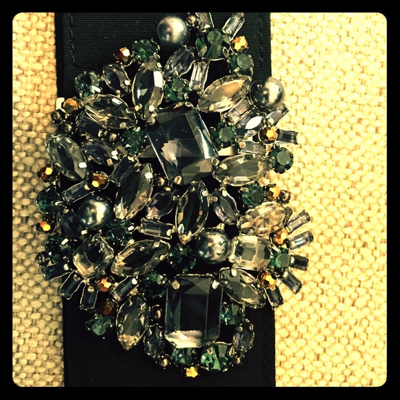 BCBG jeweled belt