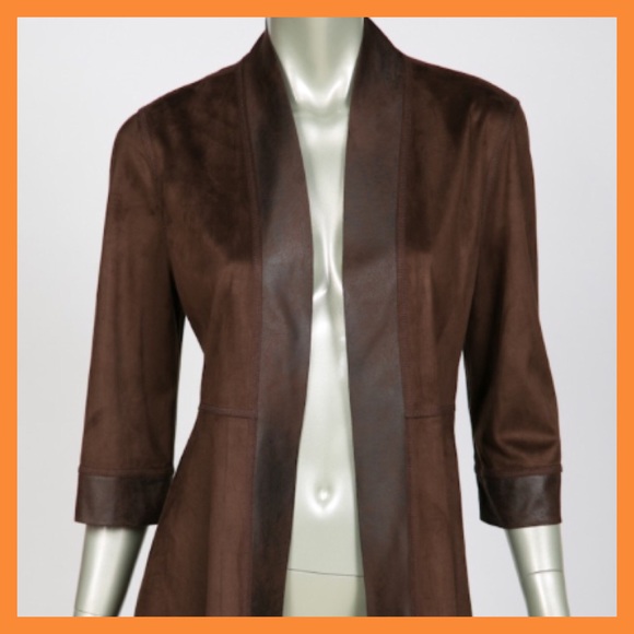 Joseph Ribkoff Reversible Brown Cover Up #32383