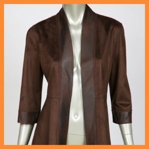 Joseph Ribkoff Reversible Brown Cover Up #32383