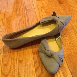 NWOT Express Suede Flats