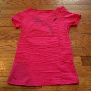 Hot pink puma shirt