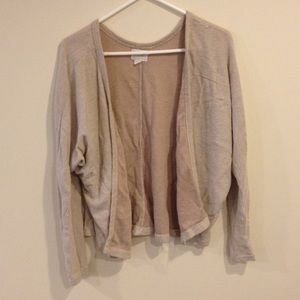 Tan cardigan