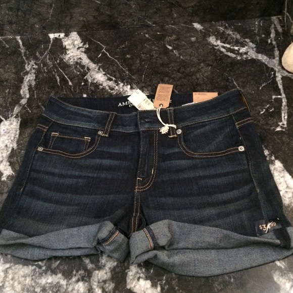 American Eagle Midi Denim Shorts