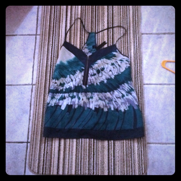 Flowy baggy racer back top