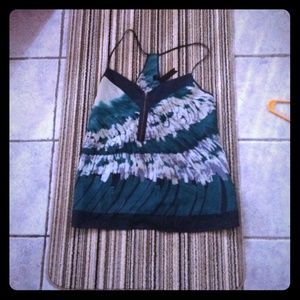 Flowy baggy racer back top