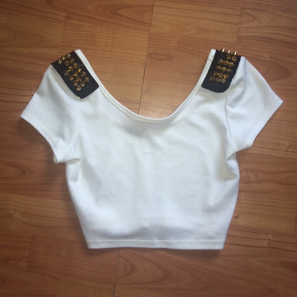 Studded crop top