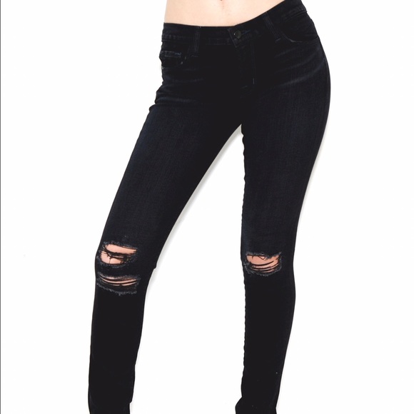 J Brand Denim - J BRAND SKINNY PHOTO READY DARK DENIM JEANS