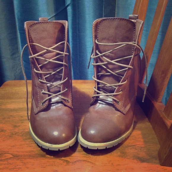 Brown booties