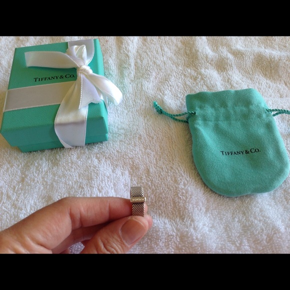 Tiffany silver with diamond - Picture 1 of 1