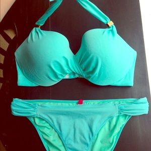 Victoria's Secret swimsuit 38D/L Seafoam