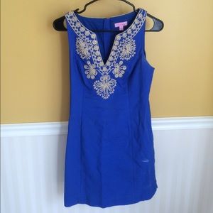 Royal blue Lilly Pulitzer dress! Only worn ONCE