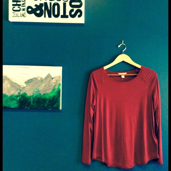 ⭐️FINAL PRICE⭐️NWT BR Quilted Whisper Tee - Picture 2 of 3