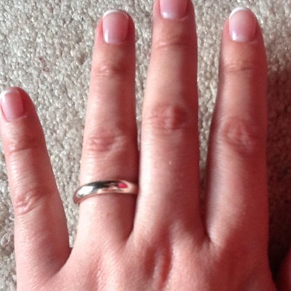 Sterling silver unisex ring