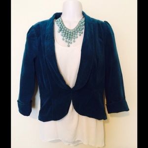 Turquoise blazer