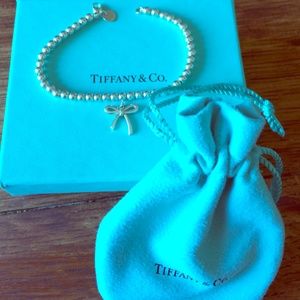 Tiffany and Co Sterling Silver Bow Bracelet