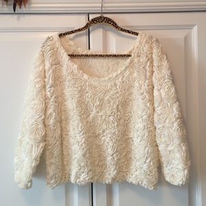 American apparel 3d mesh sweater