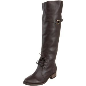 Bottes Style Riding Joie En Cuir Noir - Taille 38.5 EU / US 8 - Occasion