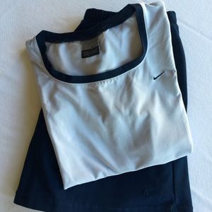 Nike Tennis Outfit in Navy & Gray