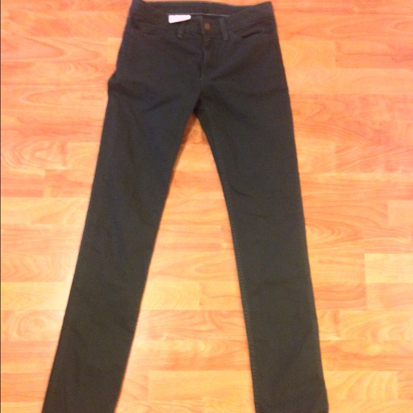 American Apparel Slim Slack in forest green!!