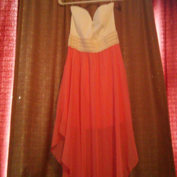 A pink dress