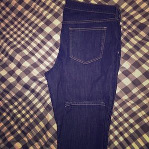 Old navy dark wash skinny jeans