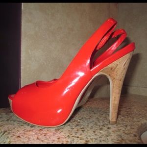 Red Jessica Simpson pumps