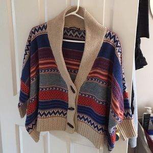 Spicy Girl Oversized Pattern Sweater