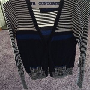 Multi-patterned American eagle sweater